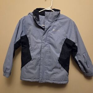 Mountain Warehouse Purple Fleece Lined Snow Ski Jacket Size 7-8Yrs
